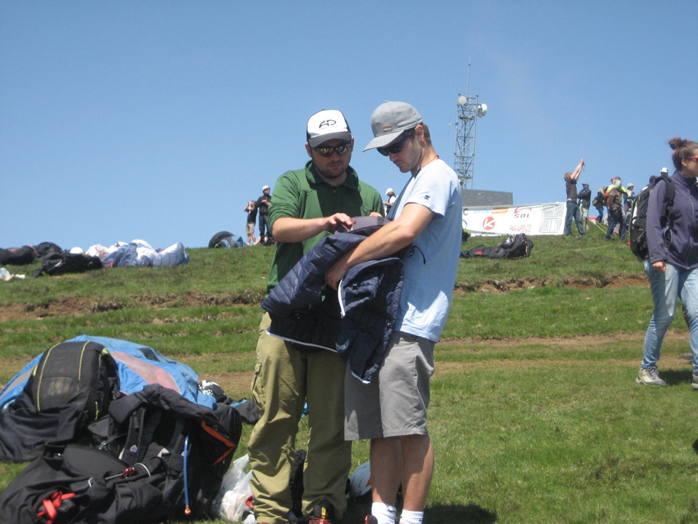 Martin und Sebastian besprechen den Task