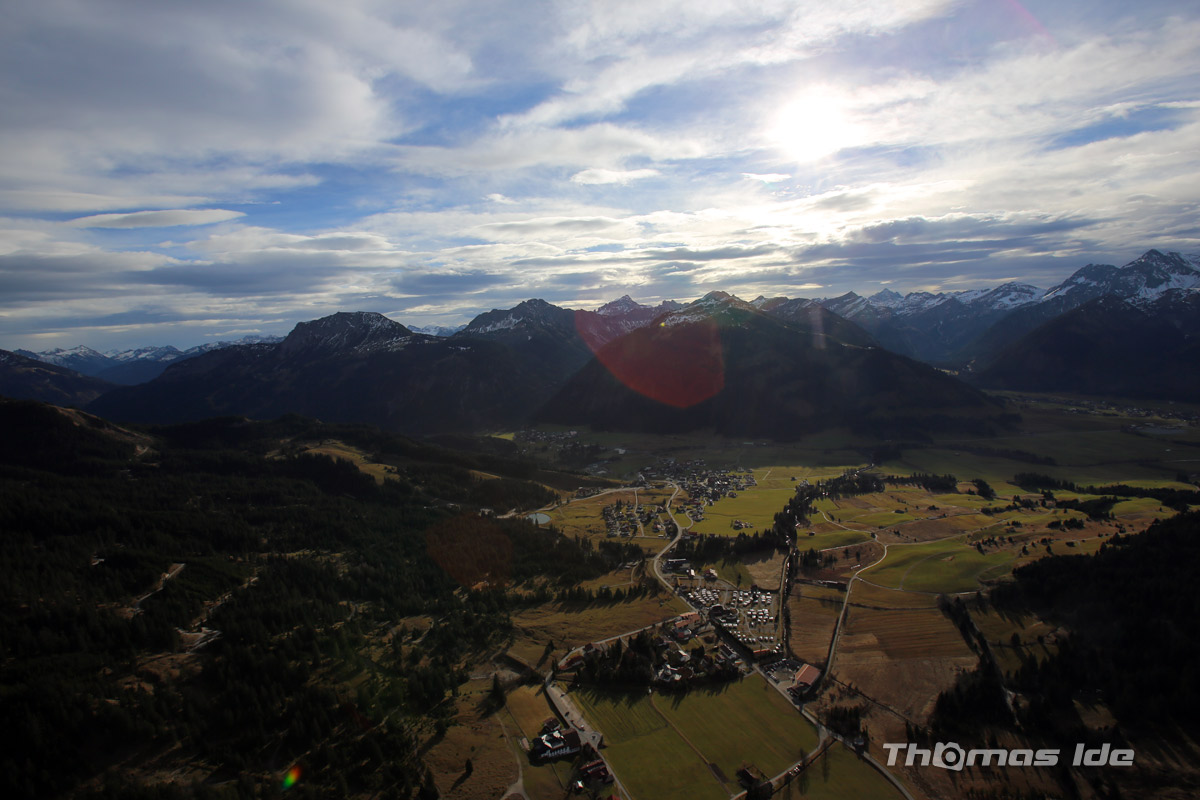 Flug ins Tannheimer Tal