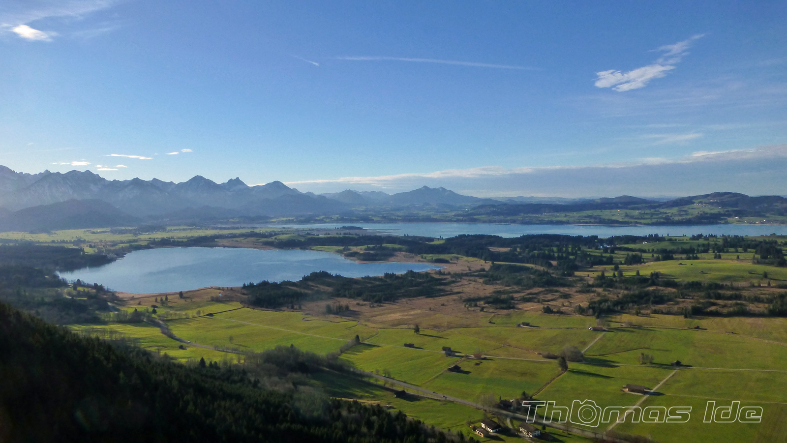 Immer wieder schön der Ausblick über den Bannwaldsee!