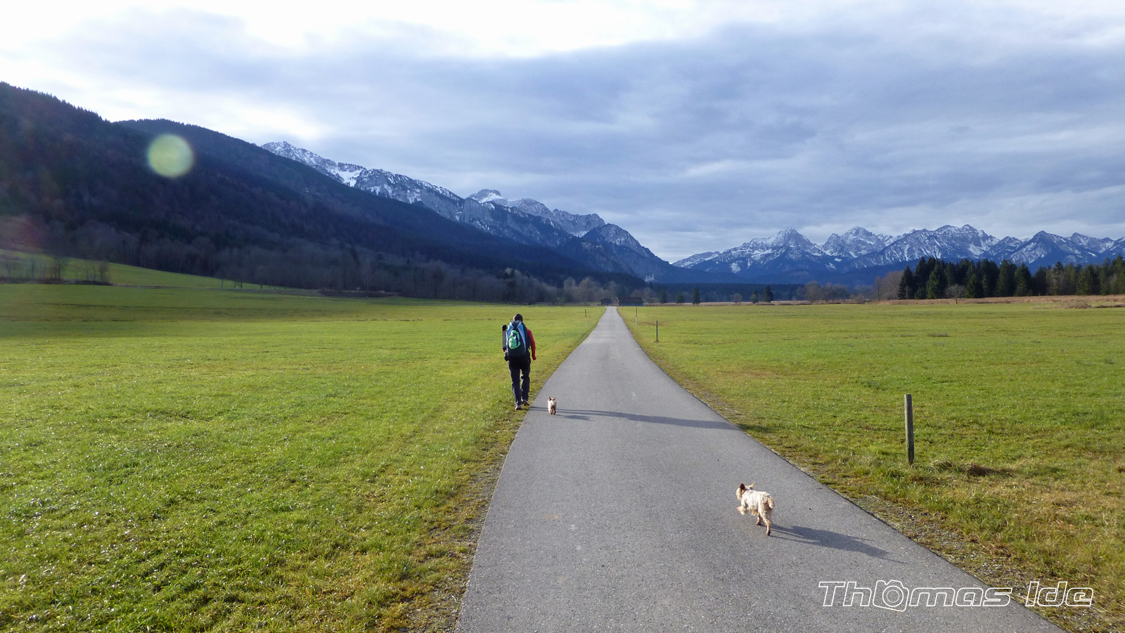 Auf dem Weg zum Tegelberg