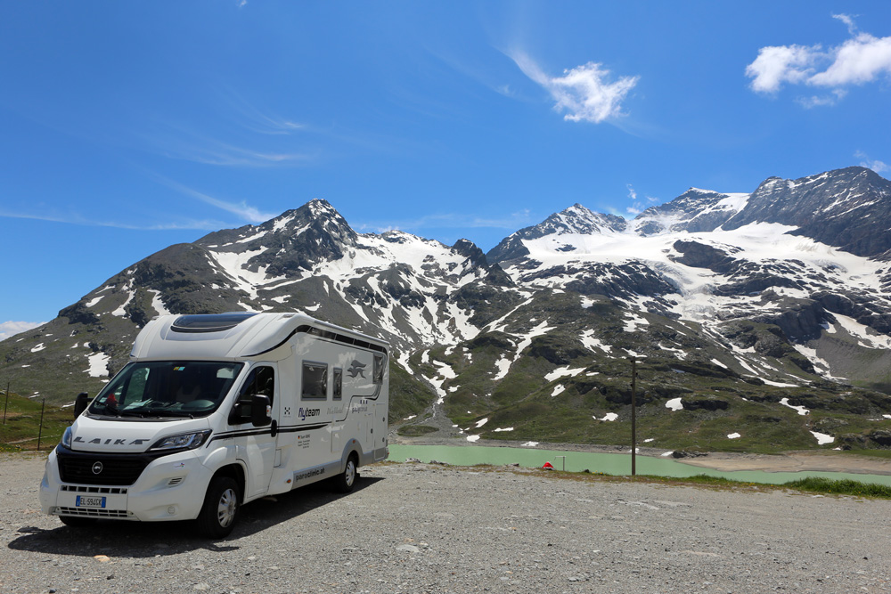 Auf dem Berninapass