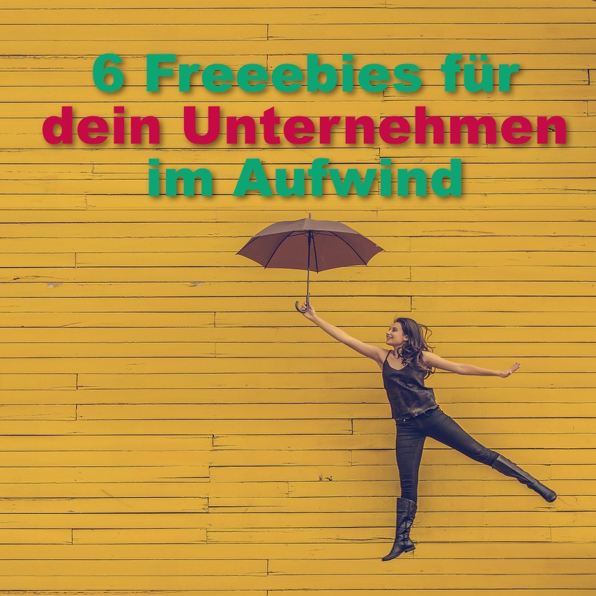 6 Freebies für dein Unternehmen im Aufwind